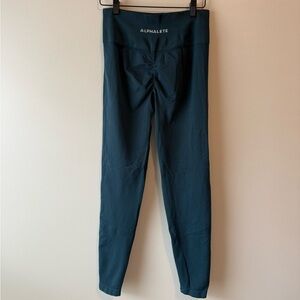 Alphalete Dark Green Scrunch Leggings